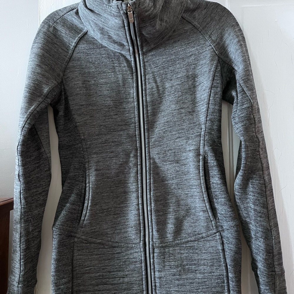 Lululemon Athletica Gray Utility Jacket Slim Fit